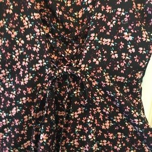 Xhilaration Dresses - Juniors Mini-Floral Buttoned down Dress Xhilaration Dresses - Juniors Mini-Floral Buttoned down Dress